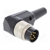 WSV 81; Connector: M16; plug; male; soldering; for cable; PIN: 8; 5A; 60V; LUMBERG