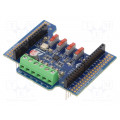X-NUCLEO-IHM14A1; Expansion board; GPIO; STSPIN820; screw terminal,pin strips; STMicroelectronics