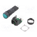 XB6AF3B1B; Switch: push-button; Stabl.pos: 2; NO; 16mm; green; LED; 12÷24VDC; SCHNEIDER ELECTRIC XB6AF3B1B; Switch: push-button; Stabl.pos: 2; NO; 16mm; green; LED; 12÷24VDC; SCHNEIDER ELECTRIC