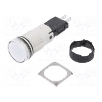 XB6AV1BB; Control lamp; 16mm; Harmony XB6; -25÷70°C; Illumin: LED; Ø16mm; SCHNEIDER ELECTRIC