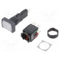 XB6DW1B5B; Switch: push-button; Stabl.pos: 1; NC + NO; 16mm; white; LED; Pos: 2; SCHNEIDER ELECTRIC XB6DW1B5B; Switch: push-button; Stabl.pos: 1; NC + NO; 16mm; white; LED; Pos: 2; SCHNEIDER ELECTRIC
