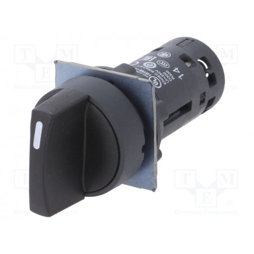 XB7ND33; Switch: rotary; Stabl.pos: 3; NO x2; 0.3A/240VAC; 0.1A/250VDC; 22mm; SCHNEIDER ELECTRIC