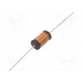 XHBHV-332J-02; Inductor: wire; THT; 3.3mH; 0.345A; 6.52Ω; Ø7.5x16mm; ±5%; Q: 55; FASTRON
