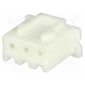 XHP-3; Wire-board; plug; female; XH; 2.5mm; PIN: 3; w/o contacts; for cable; JST
