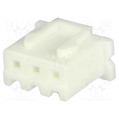 XHP-3; Wire-board; plug; female; XH; 2.5mm; PIN: 3; w/o contacts; for cable; JST XHP-3; Wire-board; plug; female; XH; 2.5mm; PIN: 3; w/o contacts; for cable; JST
