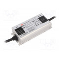 XLG-75-24-A; Power supply: switched-mode; LED; 75W; 24VDC; 3100mA; 100÷305VAC; MEAN WELL