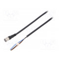 XS3F-M421-405-R; Connection lead; M8; PIN: 4; straight; 5m; plug; 1A; 0÷70°C; IP67; OMRON XS3F-M421-405-R; Connection lead; M8; PIN: 4; straight; 5m; plug; 1A; 0÷70°C; IP67; OMRON