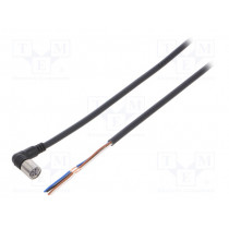 XS3F-M422-405-R; Connection lead; M8; PIN: 4; angled; 5m; plug; 1A; 0÷70°C; IP67; OMRON