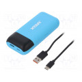 PB2S BLUE; Charger: for rechargeable batteries; Li-Ion; 3.6/3.7V; 5VDC; XTAR PB2S BLUE; Charger: for rechargeable batteries; Li-Ion; 3.6/3.7V; 5VDC; XTAR