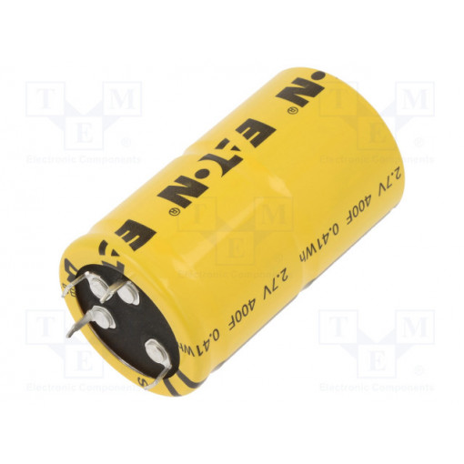 XV3560-2R7407-R; Capacitor: electrolytic; supercapacitor; 400F; 2.7VDC; ESR: 3.2mΩ; EATON ELECTRIC