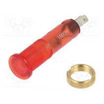 XVLA234; Indicator: LED; flat; 24VDC; Cutout: Ø8mm; IP40; plastic; SCHNEIDER ELECTRIC