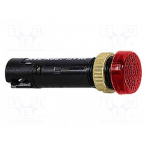 XVLA324; Indicator: LED; flat; 12VDC; Cutout: Ø12mm; IP40; screw terminals; SCHNEIDER ELECTRIC