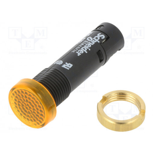 XVLA325; Indicator: LED; flat; 12VDC; Cutout: Ø12mm; IP40; screw terminals; SCHNEIDER ELECTRIC