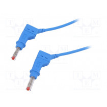 66.9407-20023; Connection cable; 32A; 4mm banana plug-4mm banana plug; Len: 2m; STÄUBLI