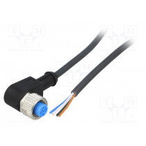 YG2A14-100UB3XLEAX; Connection lead; M12; PIN: 4; angled; 10m; plug; 250VAC; 4A; -40÷80°C; SICK