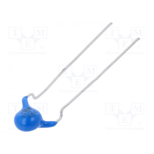 YP1AC221K060D20C7B; Capacitor: ceramic; suppression capacitor; 220pF; ±10%; THT; 7.5mm; WALSIN