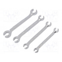 YT-0143; Key set; for brake lines,flare nut wrench; Pcs: 4; YATO