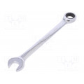 YT-0201; Key; combination spanner,with ratchet; 22mm; YATO