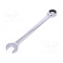 YT-0201; Key; combination spanner,with ratchet; 22mm; YATO