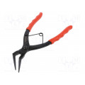 YT-06561; Pliers; for circlip; Pliers len: 190mm; long,angular; YATO