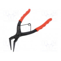 YT-06561; Pliers; for circlip; Pliers len: 190mm; long,angular; YATO