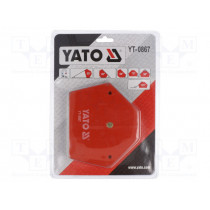YT-0867; Weld holder; 111x136x24mm; magnetic; 34kg; YATO