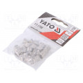 YT-1766; Threaded insert; stainless steel; M8; Pitch: 1,25; 20pcs.; YATO
