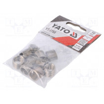 YT-1768; Threaded insert; stainless steel; M12; Pitch: 1,75; 10pcs.; YATO