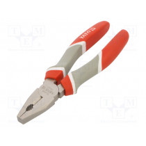 YT-2008; Pliers; universal,gripping surfaces are laterally grooved; YATO