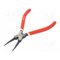 YT-2137; Pliers; for circlip; internal; Pliers len: 180mm; straight; YATO