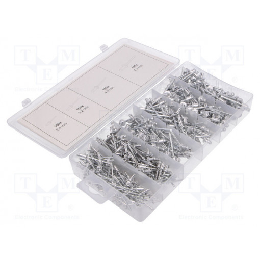 YT-36420; Rivets set; aluminium; 400pcs.; YATO