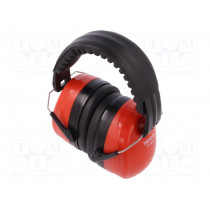 YT-74633; Ear defenders; Attenuation level: 32dB; Side: red; YATO