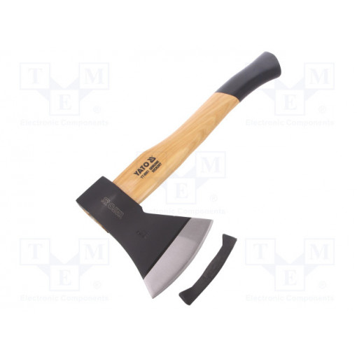 YT-8003; Axe; carbon steel; 430mm; 1kg; wood (hikory); Conform to: DIN 5131; YATO
