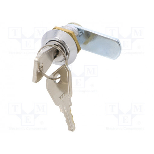 Z-0233-RK-15-01; Lock; zinc and aluminium alloy; 15mm; chromium; ROZTOCZE