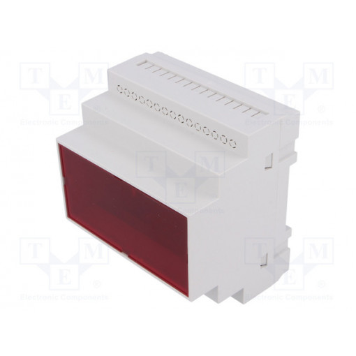 Z109F ABS V0; Enclosure: for DIN rail mounting; Y: 90mm; X: 87mm; Z: 65mm; ABS; KRADEX