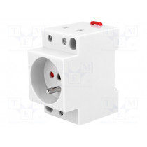Z-SD230-BS; F-type socket (Schuko); DIN; Input: L+N+PE; EATON ELECTRIC