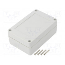 Z128SJ TM ABS; Enclosure: multipurpose; X: 70mm; Y: 105mm; Z: 40mm; ABS; grey; IP67; KRADEX