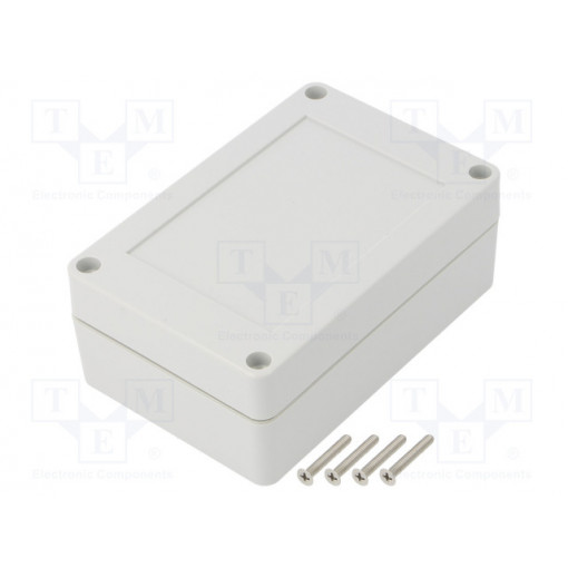 Z128SJ TM ABS; Enclosure: multipurpose; X: 70mm; Y: 105mm; Z: 40mm; ABS; grey; IP67; KRADEX