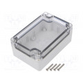 Z128SJP TM ABS-PC; Enclosure: multipurpose; X: 70mm; Y: 105mm; Z: 40mm; ABS; grey; IP67; KRADEX