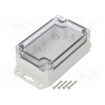 Z128SUJP TM ABS-PC; Enclosure: multipurpose; X: 70mm; Y: 105mm; Z: 40mm; ABS; grey; IP67; KRADEX