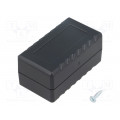 Z130 ABS; Enclosure: multipurpose; X: 31mm; Y: 56mm; Z: 27mm; ABS; black; KRADEX