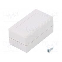 Z130J ABS; Enclosure: multipurpose; X: 31mm; Y: 56mm; Z: 27mm; ABS; light grey; KRADEX
