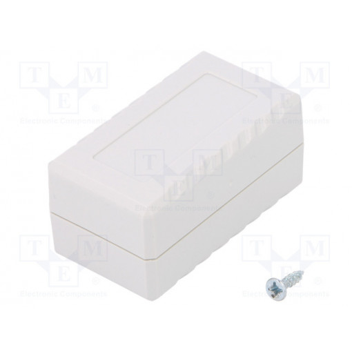 Z130J ABS; Enclosure: multipurpose; X: 31mm; Y: 56mm; Z: 27mm; ABS; light grey; KRADEX