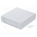 Z26J; Enclosure: with panel; X: 219mm; Y: 221mm; Z: 60mm; polystyrene; grey; KRADEX Z26J; Enclosure: with panel; X: 219mm; Y: 221mm; Z: 60mm; polystyrene; grey; KRADEX