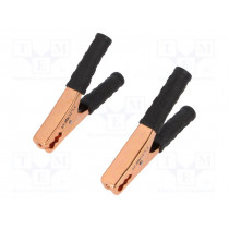 ; Crocodile clip; 200A; Grip capac: max.200mm; Overall len: 150mm; 