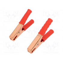 ; Crocodile clip; 200A; Grip capac: max.200mm; Overall len: 150mm; 