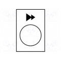 ZB2BY4903; Label; Application: control station; SCHNEIDER ELECTRIC ZB2BY4903; Label; Application: control station; SCHNEIDER ELECTRIC