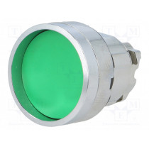ZB4BA36; Switch: push-button; Stabl.pos: 1; 22mm; green; Illumin: none; IP66; SCHNEIDER ELECTRIC