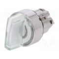 ZB4BK1313; Switch: rotary; Stabl.pos: 3; 22mm; white; Illumin: LED; IP66; Pos: 3; SCHNEIDER ELECTRIC