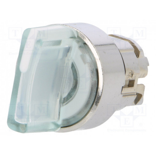 ZB4BK1513; Switch: rotary; Stabl.pos: 1; 22mm; white; Illumin: LED; IP66; Pos: 3; SCHNEIDER ELECTRIC